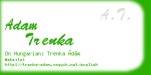 adam trenka business card
